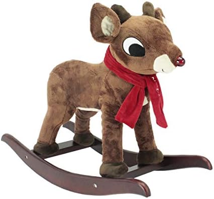 rudolph light up nose plush