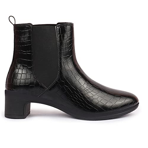Image of FAUSTO Women Flared Heel Boots