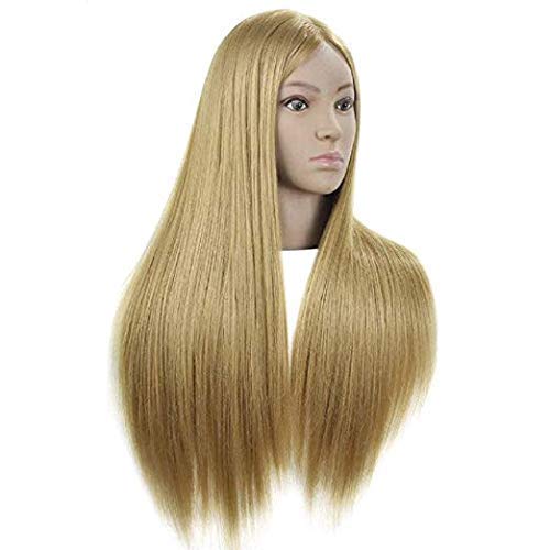 Imported Original Human Hair Dummy For Hair Styling Practice Can Curl and Iron (Lenght 28 inches)-image-10