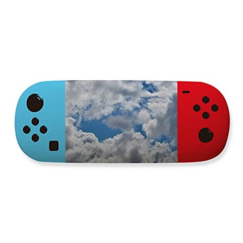 Étui pour lunettes nuages bleu ciel idéal pour vos voyages et vacances