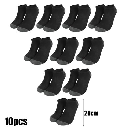 Men's/Women's 3-10 Pairs Cushion Extra Low-Cut Socks, Polyester Cushion Low Cut Ankle Sock, Running Socks for Summer2