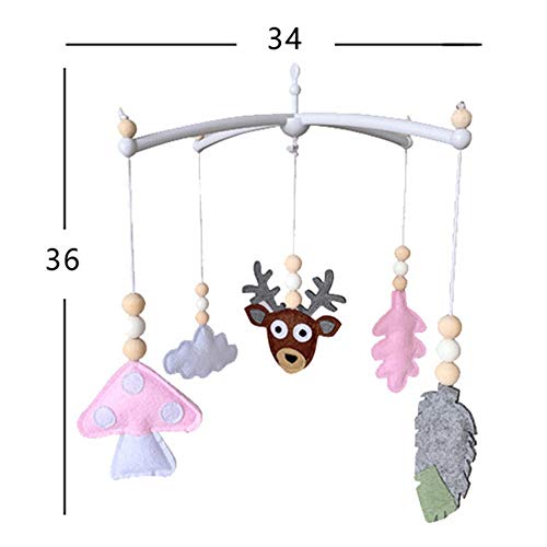 Nicole Knupfer Windspel, mobiele kribbe voor jongens en meisjes, baby windgong hanger, bedbel, mobiele kribbe… - Afbeelding 3