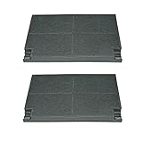 Küppersbusch 505427 ORIGINAL Kohlefilter Aktivkohlefilter Filter Geruchsfilter eckig 225x150mm 2 Stück Dunstabzugshaube auch Zubehör 551 / EDIP638.0E / EDIP638.0W / EDIP638.1E