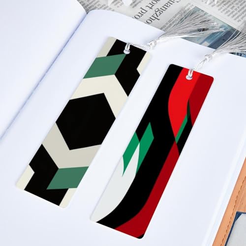 Marque-pages drapeau palestinien cadeau idéal pour lecteurs passionnés