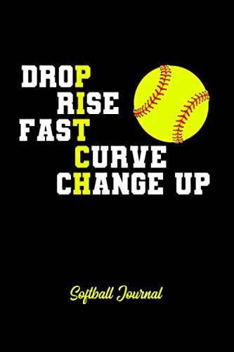 Softball Journal: Softball Notebook for Catcher / Pitcher Girls Training Journal at Sports