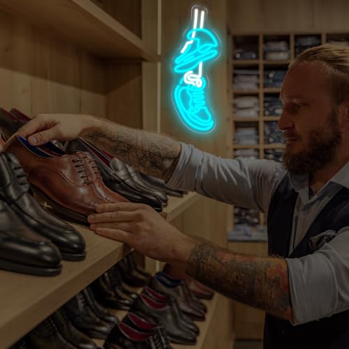 Image of Sneakers Neon Sign For The Ultimate, Modern Shoe Store LED Light