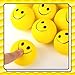 LovesTown Face Stress Balls, 2inch Squeeze Toys 12PCS Yellow Smile Mini Stress Relief Balls for Kids Adults School Carnival Reward Party Bag Gift
