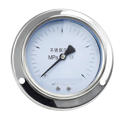 Manomètre robuste YBF-100ZT en acier inoxydable anti-corrosion