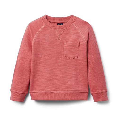 Janie and Jack Boys Slub French Terry Crew Neck (Toddler/Little Big Kid)