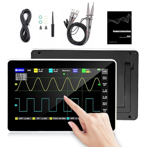 Oszilloskop Multimeter Digitales Handheld Oszilloskop 1013D 2 Kanal 100MHz Bandbreite,LCD Touch Screen,1GSa/s Abtastrate, 1GB Speicher Oscilloscope