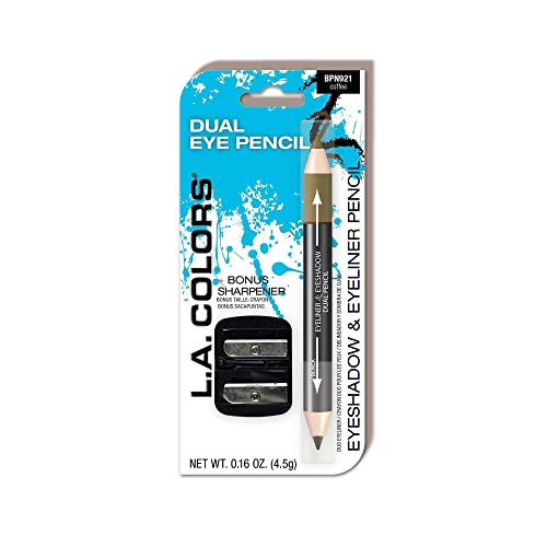 Dual Liner & Shadow Pencil w/ Sharpener (carded) CBPN922 Smokey