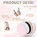 40 PCS Makeup Sponges Mini Soft Triangle Makeup Puffs - Reusable & Easy to Clean, for Liquid Foundation, Mineral Powder, Blending Concealer & Body Powder, Beauty Blenders Sponge for Face and Body