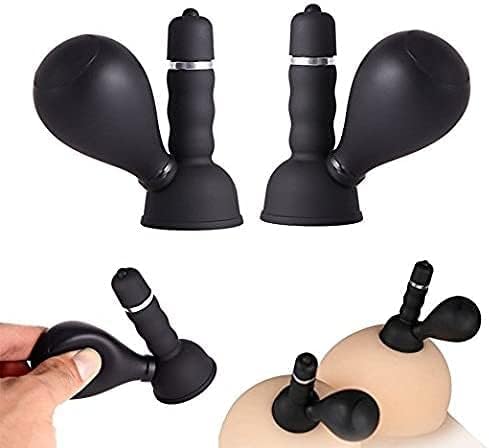 2-Pack Nipple Suckers Nipple Toys ~ Nipple Enlargement Nipple Suckers Pleasure Sex Nipple Suckers Female Breast Massage Suckers AG8