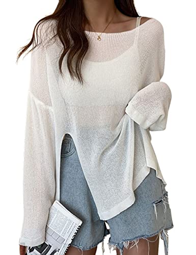 Bsubseach Crochet Cover Ups for Swimwear Women Sheer Mesh Beach Tops Swimsuit Cover Up Summer Vacation Outfits