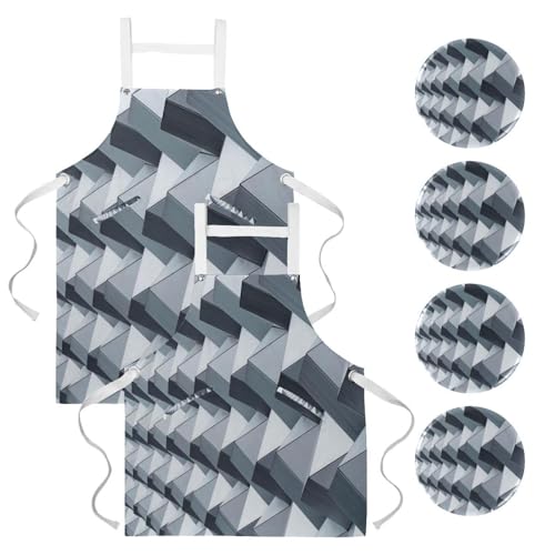 Tablier de serveuse pour nettoyage bar bistrot et cuisine lot de 2
