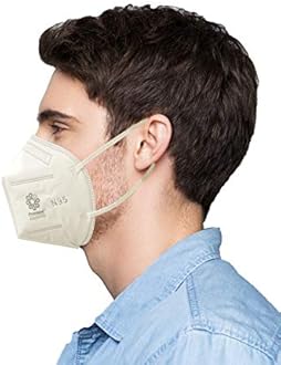 Promisca N95 Face Mask for Adults and Kids Mask in four sizes (Regular Pack of 3, Pastel Green)