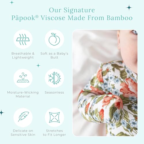 Image of Posh Peanut Convertible Baby Sleepers - Footless Baby Pajamas with 2 Way Zipper for Easy Diaper Changes