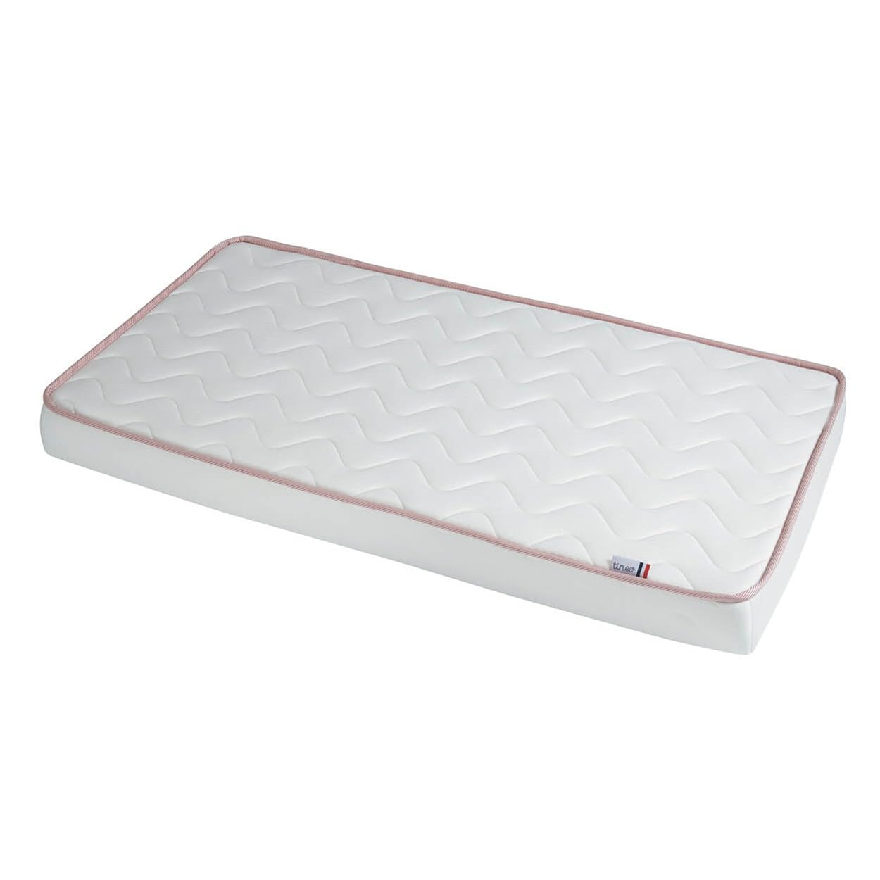 Tineo - Materac dziecięcy 60x120x12cm - 1 twarz dziecka + 10kg - 1 twarz dziecka - 10kg - Wyprodukowano we Francji