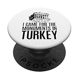 Chats I Came for The Monuments in Turkey for Men Women. PopSockets PopGrip Adhésif