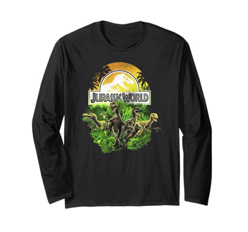 T-shirt Jurassic World manches longues imprimé dinosaure pour homme