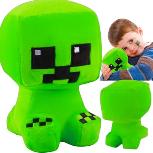 Minecraft Peluche Creeper de 20 cm à collectionner, inspirée du personnage dans 'Minecraft : Le Film', JFP58