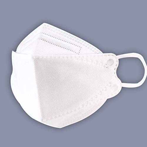 10PCS N95 Mascarillas Desechables, 4 Capas Corta Saliva Mascarillas, Mascarillas Antipolvo Antipolucion, Tamaño Universal, Rodial Mascarilla para Mujeres Hombre Niño