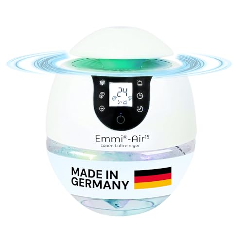 Emmi Air Ionen Luftreiniger bis 35 m² – Für Allergiker & Raucherzimmer – Air Purifier mit...