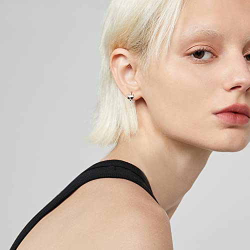 Small Silver Hoop Earrings For Women 925 Sterling Silver Raccoon Earrings Hypoallergenic Animal Earrings Fun Earrings Raccoon Gifts … #TOP2