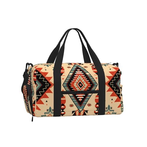 Bolsa de mano azteca resistente al agua que aísla la ropa sucia