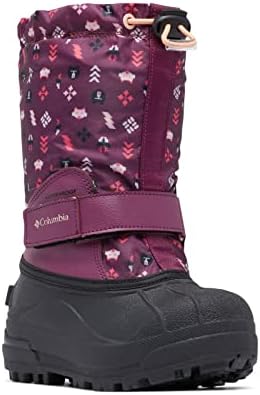 Columbia Youth Unisex Powderbug Forty Print, Marionberry/Peach Blossom, 7 | Image 5