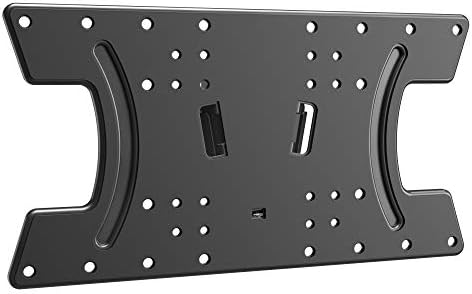 RICOO TV Wandhalterung Fernseher Neigbar Flach Ultra Slim für 32-65 Zoll, Universal TV Halterung N3042, Fernsehhalterung für Wand, Wandhalterung Fernseher 55 Zoll bis 30 Kg, max. VESA 400x200mm