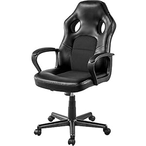 Yaheetech Racing gamingstoel, bureaustoel, managersstoel, draaistoel, sportstoel, lift SGS getest, in hoogte verstelbaar…