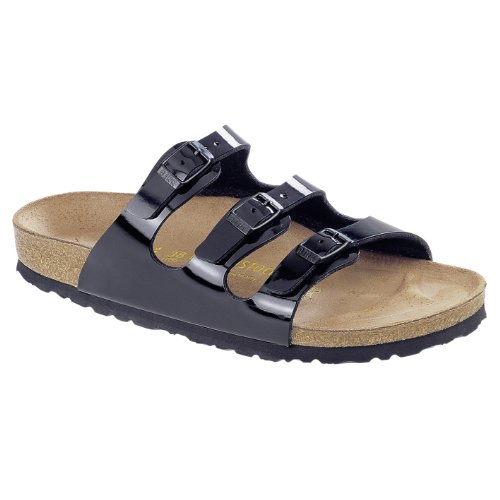 Image of Birkenstock womens Florida in Black from Birko-Flor Sandals 38.0 EU W