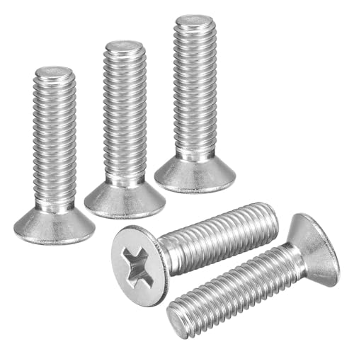 Vis DTGN M5-0,8x20 tête plate Phillips inox 40pcs