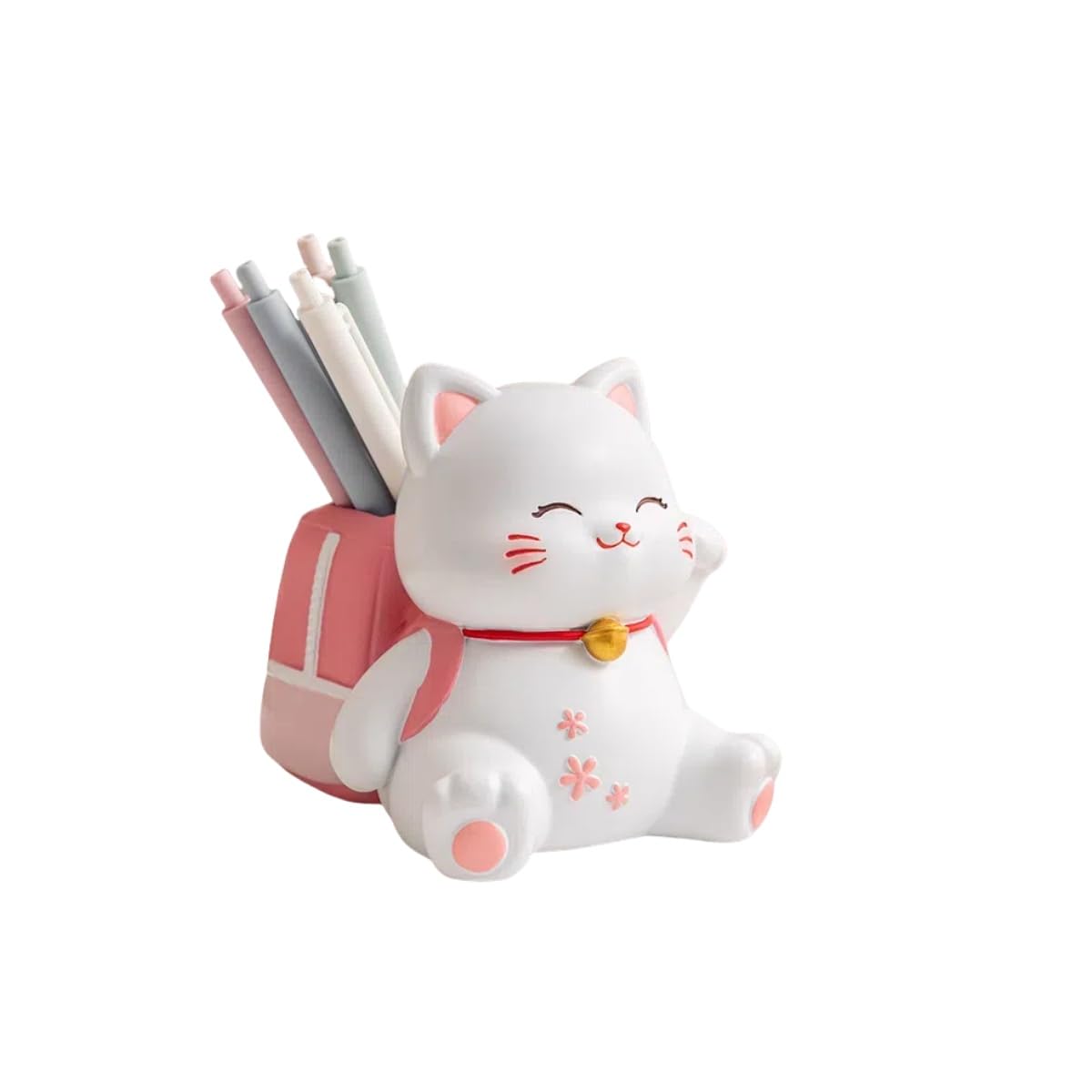 Bol de lapin vide-poches et porte-stylo chat pour trier vos cosmétiques