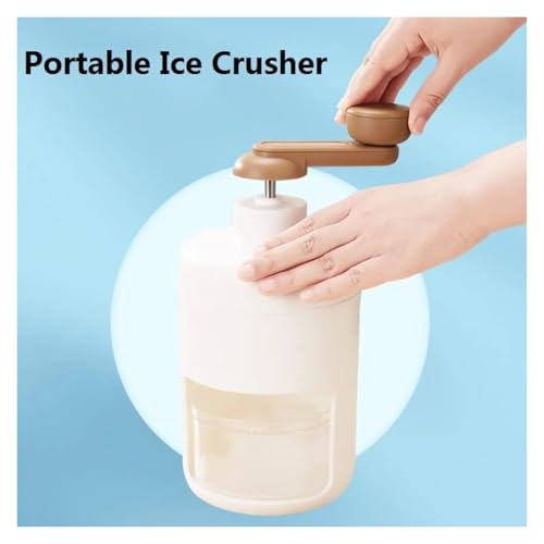 Máquina manual portátil para cortar hielo y hacer nieve miniatura 5