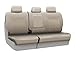 Coverking Custom Fit Rear 60/40 Bench Seat Cover for Select Toyota Prius V Models - Genuine Leather (Beige)