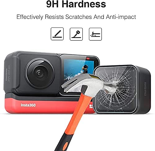 Image of M.G.R.J Tempered Glass Screen Protector for Insta360 ONE R /ONE RS (3 P'cs Set)