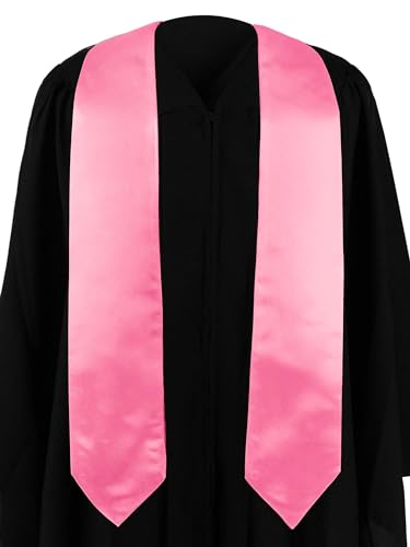 GraduatePro Abschluss Stola Kirche Priester Chor Stahl Erwachsene Unisex Universität 152cm Rosa