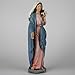 Grace4Joy Blessed Mother Statue - 14 Inch Saint Mary Holding Lilies Figure Elegant Home Decor, Hand Painted Madonna Virgin Mary Statue Renaissance Collection