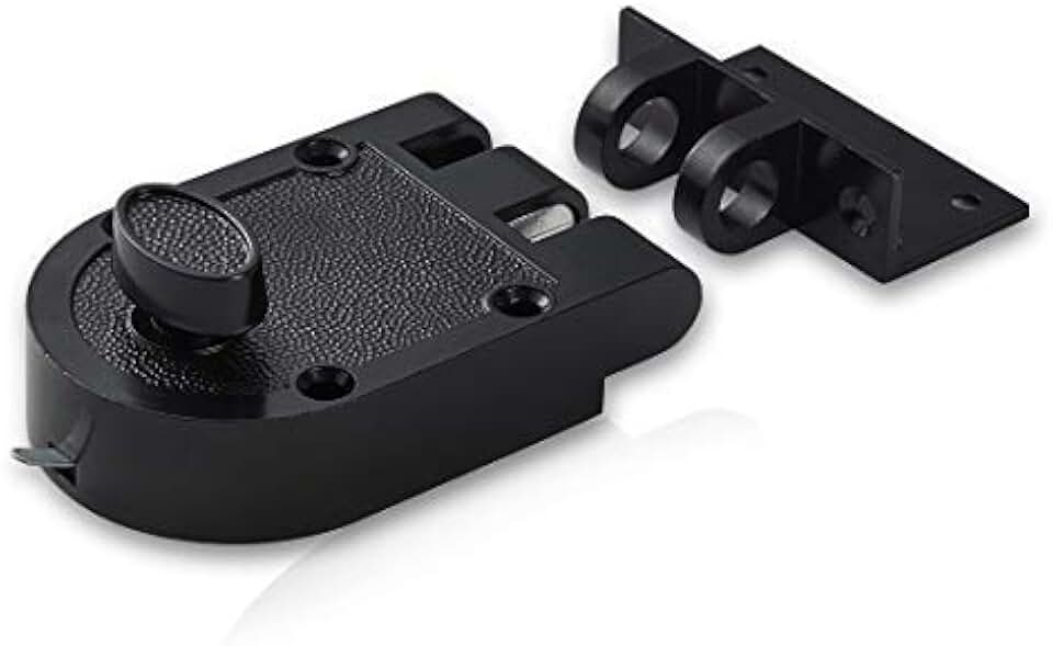 Jimmy Proof Deadbolt Lock with Keyed (Black)
