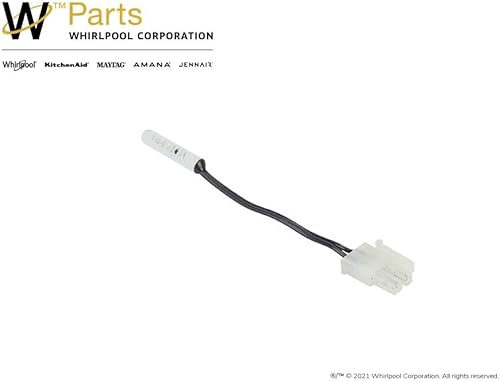 Miniatura 2 de Whirlpool WP2188820 Termistor de refrigerador OEM, blanco