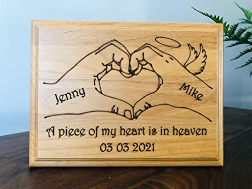 Personalized-RIP-In-Loving-Memory-Of-Loved-One-Memorial-Sympathy-Bereavement-Gifts-for-Loss-Grandma-Mother-Father-A-Piece-of-My-Heart-Is-In-Heaven-Wood-Plaque-Sign Personalized RIP In Loving Memory Of Loved One Memorial Sympathy Bereavement Gifts for Loss Grandma Mother Father A Piece of My Heart Is In Heaven Wood Plaque Sign