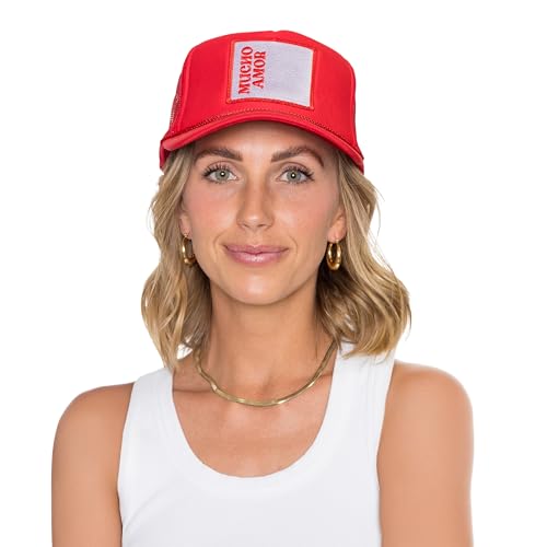 Image of Friday Feelin' Trucker Hat Women Men Baseball Caps Gift Women's USA Trucker Hats Caps Baseball Hats All Occasions - One Size