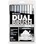 Tombow 56171 Dual Brush Pen Art Markers, Grayscale, 10-Pack. Blendable, Brush and Fine Tip Markers