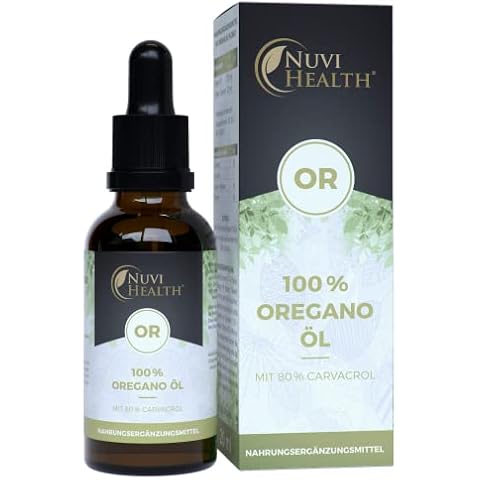 Oregano Öl - 20 ml = 820 Tropfen - 100% ätherisches Oreganoöl aus Frankreich - 80% Carvacrol - Laborgeprüft - Keine Zusätze - Hochdosiert - Vegan - Origanum vulgare hirtum Cover