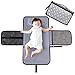 Matelas à Langer, BelleStyle Tapis à Langer, Couche Culotte Changement Kit pour Bébé, Portable Matelas à Langer de Voyage, Coussin, Léger, Étanche Parfait à la Maison Extérieur (Flèche Grise)