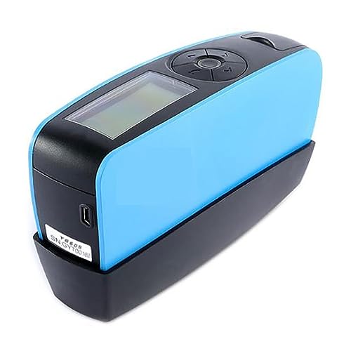 Portable Colorimeter,Color Analyzer, 60 Degree Economic Gloss Meter Paints Ink Ceramic Marble Tester Surface Gloss Measurement Meter Measurement Glossmeter For Textile,Clothing, Footwear,Leather Indus