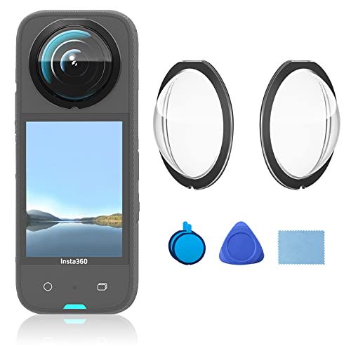 Gdraco Lens Cover for Insta360 X3, Action Camera Lens Protector, High Toughness PMMA Material, Anti-Scratch