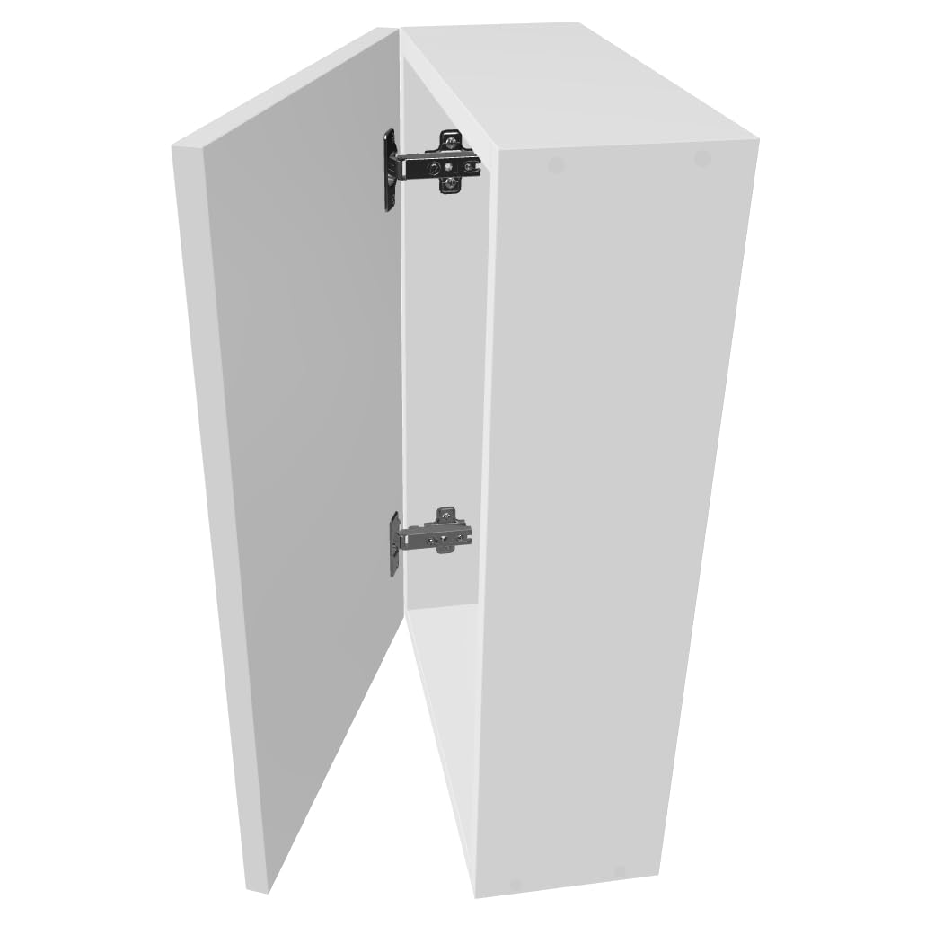 Coperchio per Quadro Elettrico, Coffret Elettrico, Coperchio per Contatore Elettrico, Coffret di Rivestimento per Quadro Elettrico (Grande, Bianco + Serratura (2 Chiavi)) - Clim-Box
